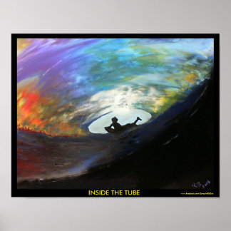 Binnen de buis poster