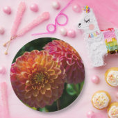 Binnen de Dahlia Garden 1 Papieren Bordje (Feest)