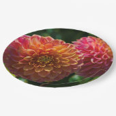 Binnen de Dahlia Garden 1 Papieren Bordje (Gekanteld)