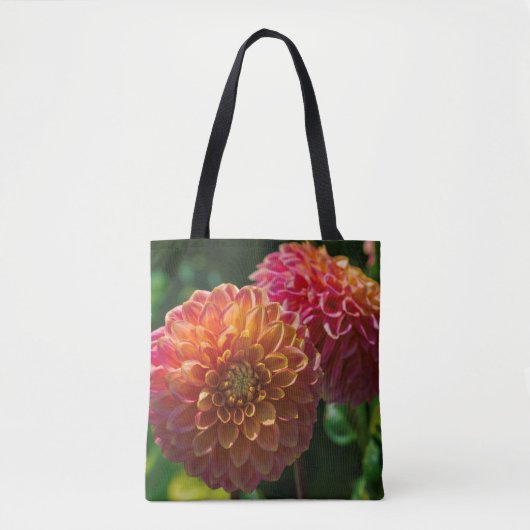 Binnen de Dahlia Garden 1 Tote Bag (Voorkant)
