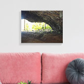 Binnen de grot foto gemaakt als een canvas afdruk (Insitu (Woonkamer))