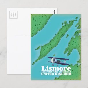 Binnen de Hebriden van Schotland, Lismore. Briefkaart