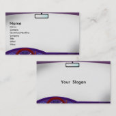 Binnen de kaart met het autoprofiel visitekaartje (Voorkant / Achterkant)