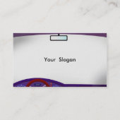 Binnen de kaart met het autoprofiel visitekaartje (Achterkant)