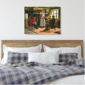 Binnen de Lygoarmen, Broadway, 1896 Canvas Afdruk (Insitu (Slaapkamer))
