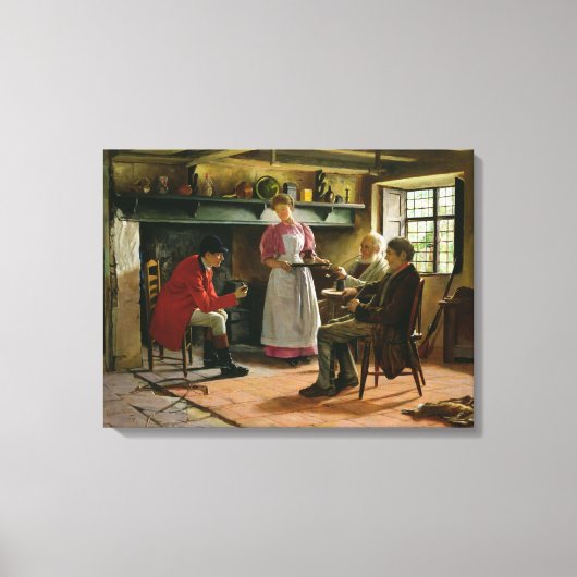 Binnen de Lygoarmen, Broadway, 1896 Canvas Afdruk (Voorkant)