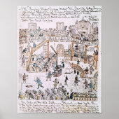 Binnen de Oude Lutheran Kerk, York County, 1800 Poster (Voorkant)