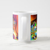 'Binnen de Singulariteit' Grote Koffiekop (Achterkant)