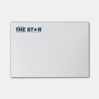 Binnen de ster Post-it® notes 4 x 3