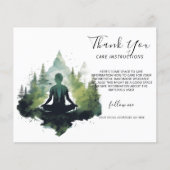 Binnen de stilte | Bosmeditatie Flyer (Voorkant)