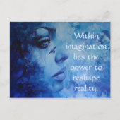 Binnen de verbeelding briefkaart (Voorkant)