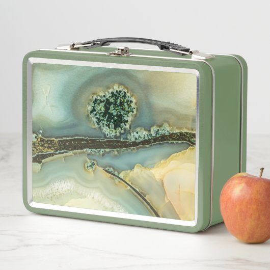 Binnen een halfedelsteen (In situ)