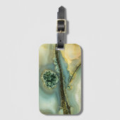 Binnen een halfedelsteen bagagelabel (Voorkant (verticaal))