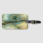 Binnen een halfedelsteen bagagelabel (Voorkant (horizontaal))