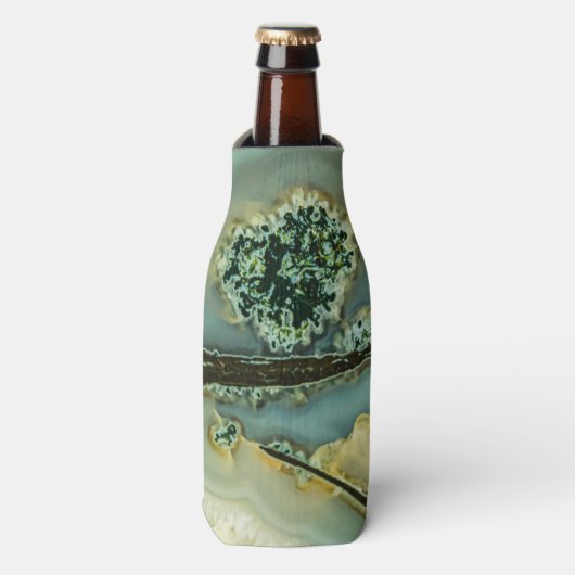 Binnen een halfedelsteen flesjeskoeler (Fles Voorkant)