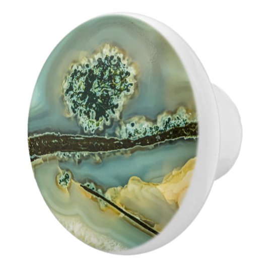 Binnen een halfedelsteen keramische knop (Rechts)