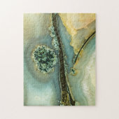 Binnen een halfedelsteen legpuzzel (Verticaal)