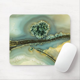 Binnen een halfedelsteen muismat