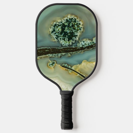 Binnen een halfedelsteen pickleball paddle (Voorkant)