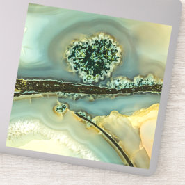 Binnen een halfedelsteen sticker