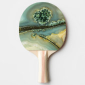 Binnen een halfedelsteen tafeltennisbatje (Voorkant)