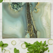 Binnen een halfedelsteen theedoek (Gevouwen)