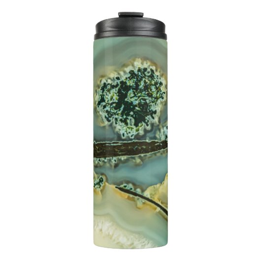 Binnen een halfedelsteen thermosbeker (Voorkant)