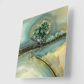 Binnen een halfedelsteen vierkante klok (Hoek)