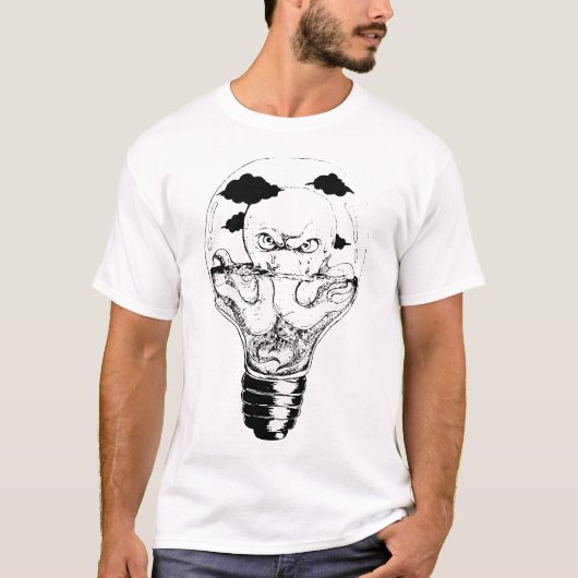 binnen een lamp t-shirt (Voorkant)