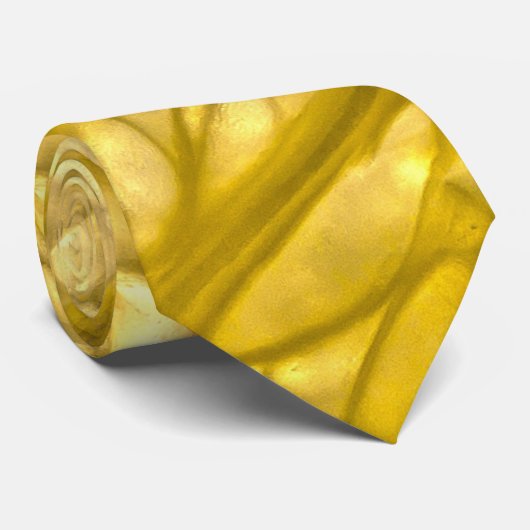 Binnen een Lemon Necktie Stropdas (Opgerold)