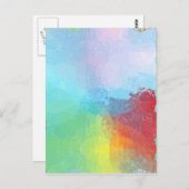 Binnen een regenboog briefkaart (Voorkant / Achterkant)