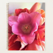 Binnen een roze tulp planner (Voorkant)