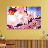 Binnen een Sakura-boom Canvas Afdruk (Insitu (Woonkamer))