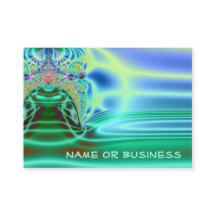 Binnen een waterdruppel Abstracte fractal kunst