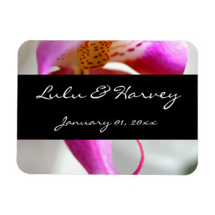 Binnen een White Orchid Personal Weddenschap Magneet
