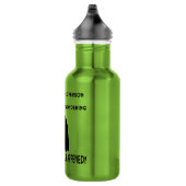 Binnen elke bejaarde is een jongere Gezegde Waterfles (Rechts)