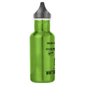 Binnen elke bejaarde is een jongere Gezegde Waterfles (Links)