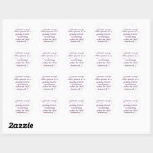 Binnen elke oudere persoon ronde sticker (Vel)