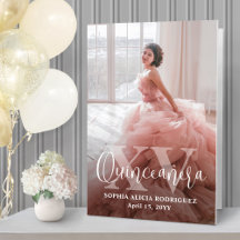 Binnen Fotocollage Quinceañera XV Verjaardagsreus