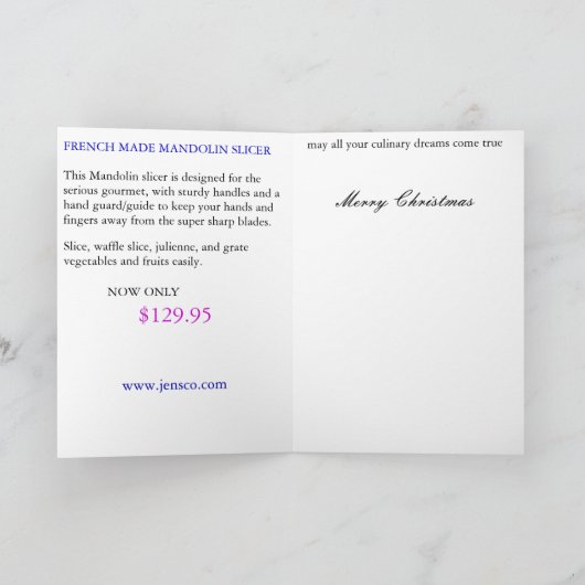 Binnen grap feestdagen kaart (Binnen)