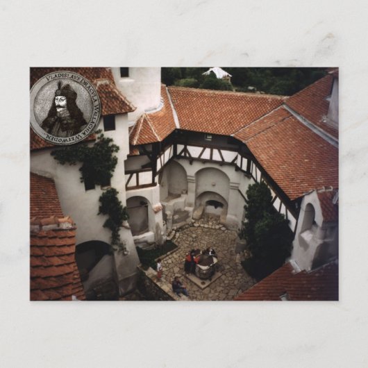 Binnen het kasteel van Dracula Briefkaart (Voorkant)