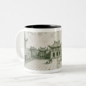 Binnen het keizerpaleis, vanaf een rekening van ee tweekleurige koffiemok (Voorkant links)