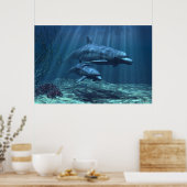 Binnen het licht poster (Keuken)