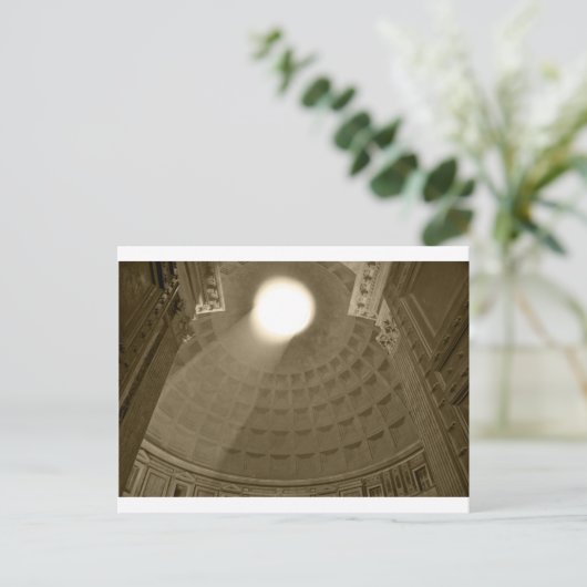 Binnen het Pantheon, Rome Briefkaart (Staand voorkant)