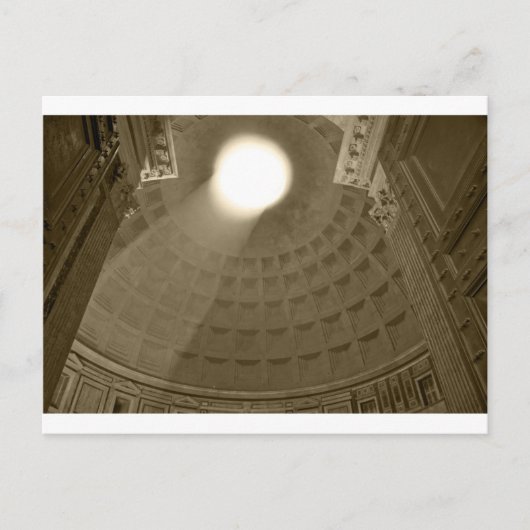 Binnen het Pantheon, Rome Briefkaart (Voorkant)