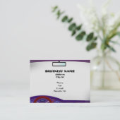 Binnen het Visitekaartje van de auto (Staand voorkant)