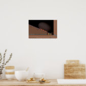 Binnen in de Grote Pyramide Poster (Keuken)