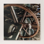 Binnen in een kerkbeugel met wieltjes en gal legpuzzel (Horizontaal)