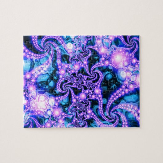 Binnen (koel) vallen - Psychedelic Fractal Legpuzzel (Horizontaal)