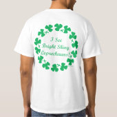 Binnen Leprechaun St. Patrick's Day T-Shirt (Achterkant)